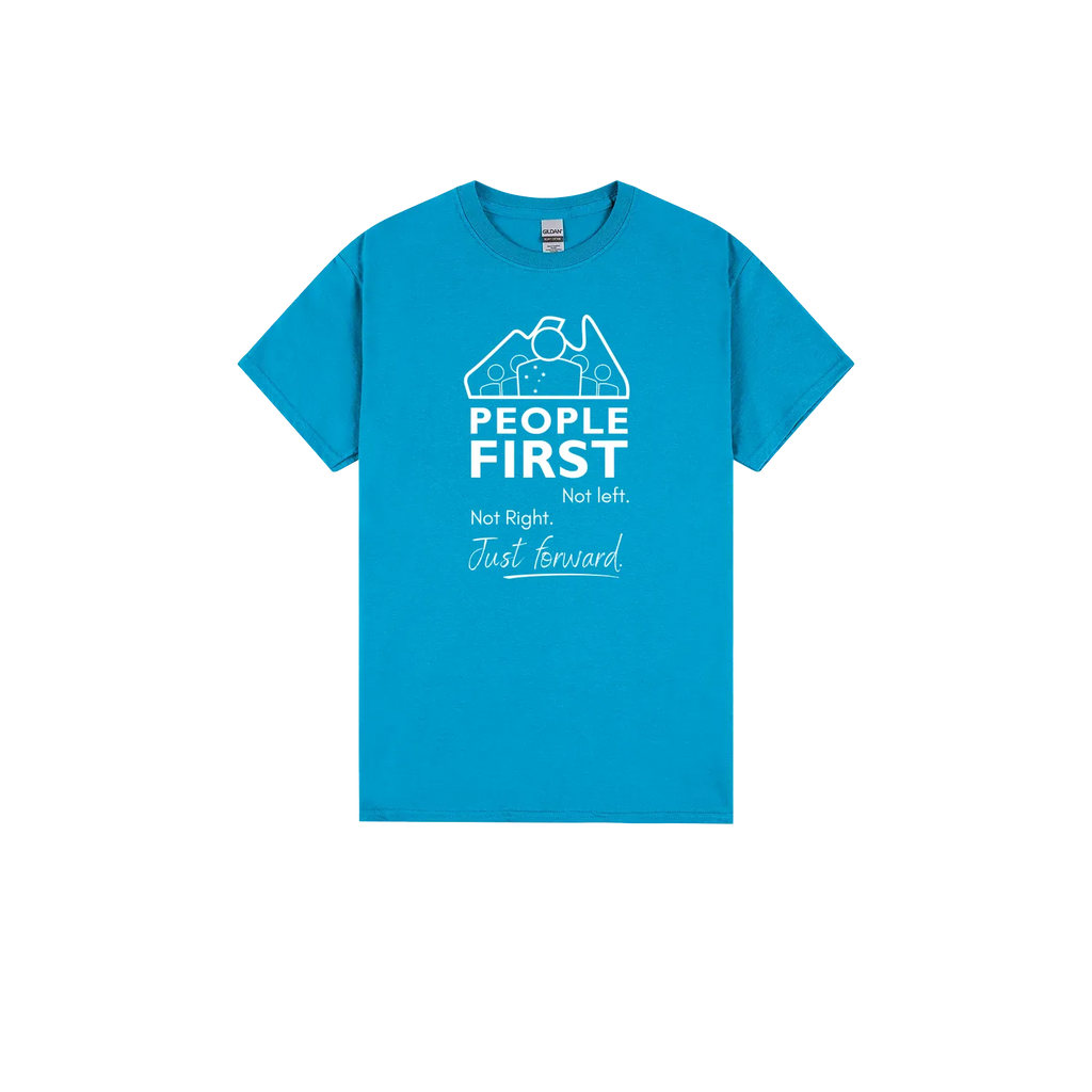 Sapphire front flat lay