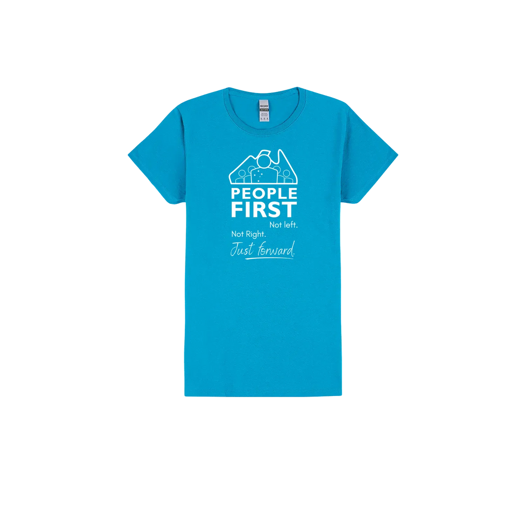 Sapphire front flat lay