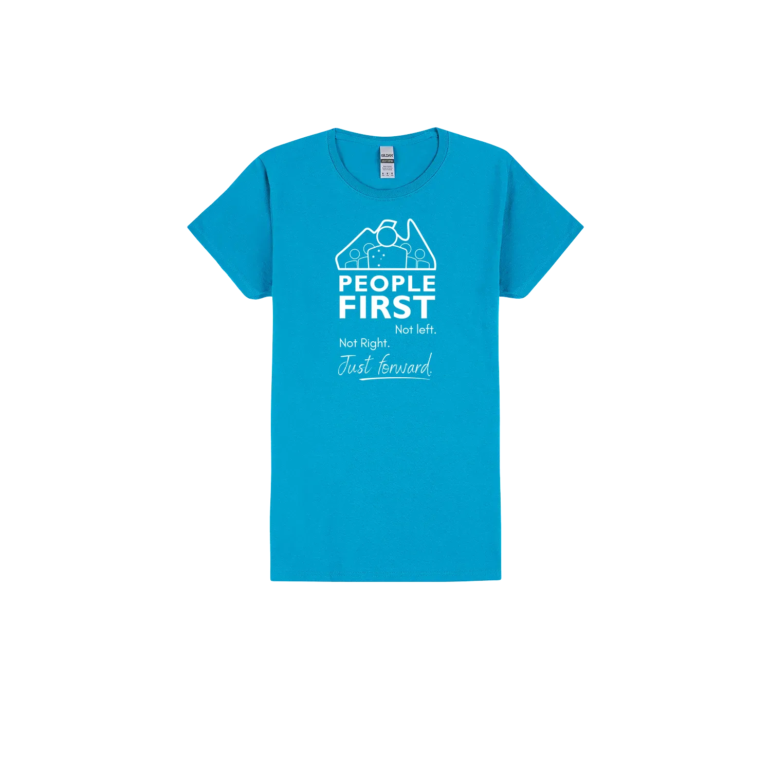 Sapphire front flat lay