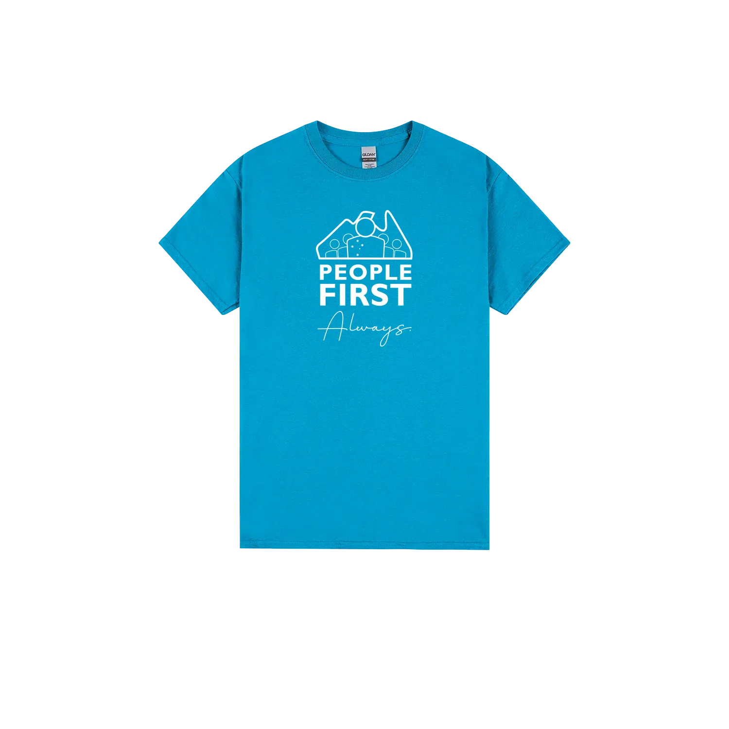 Sapphire front flat lay