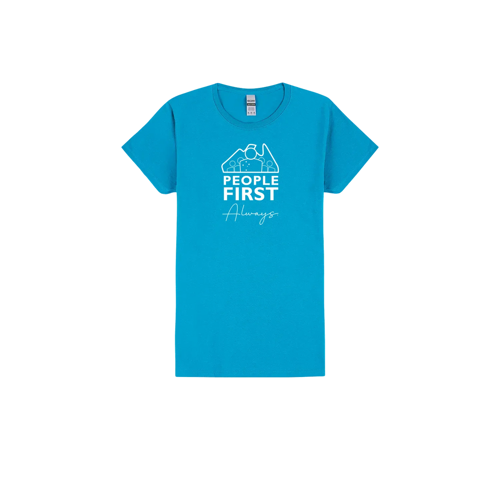 Sapphire front flat lay