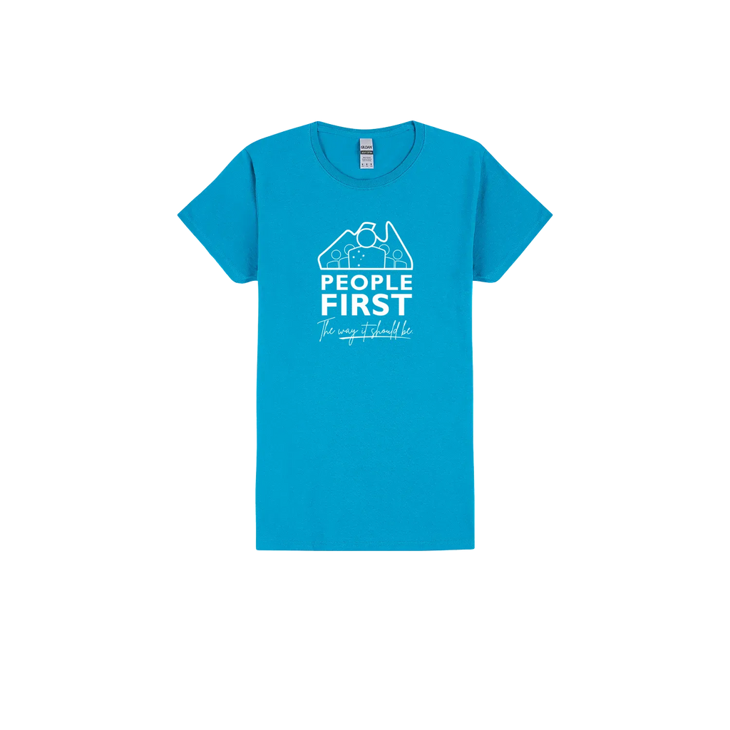 Sapphire front flat lay