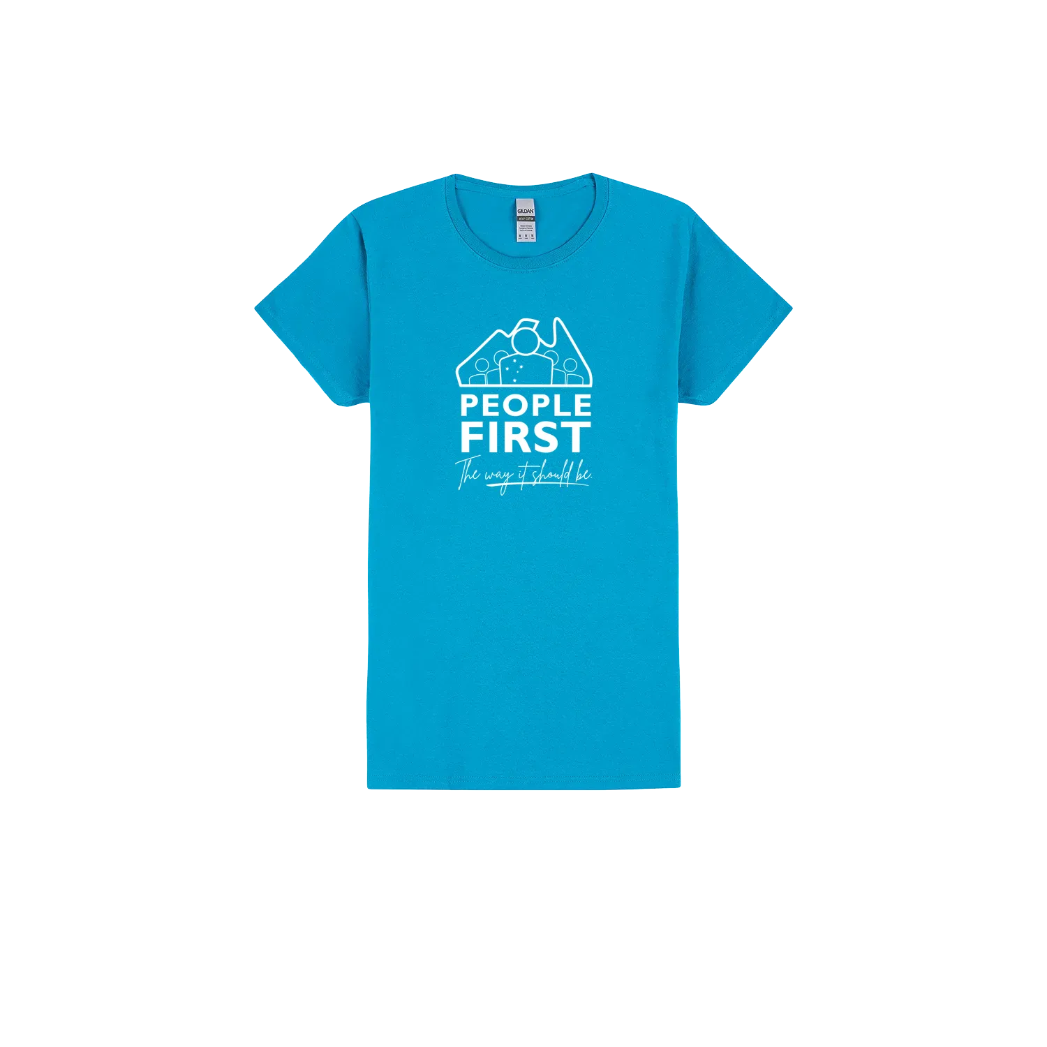 Sapphire front flat lay