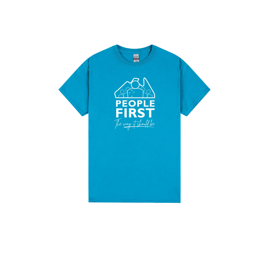 Sapphire front flat lay