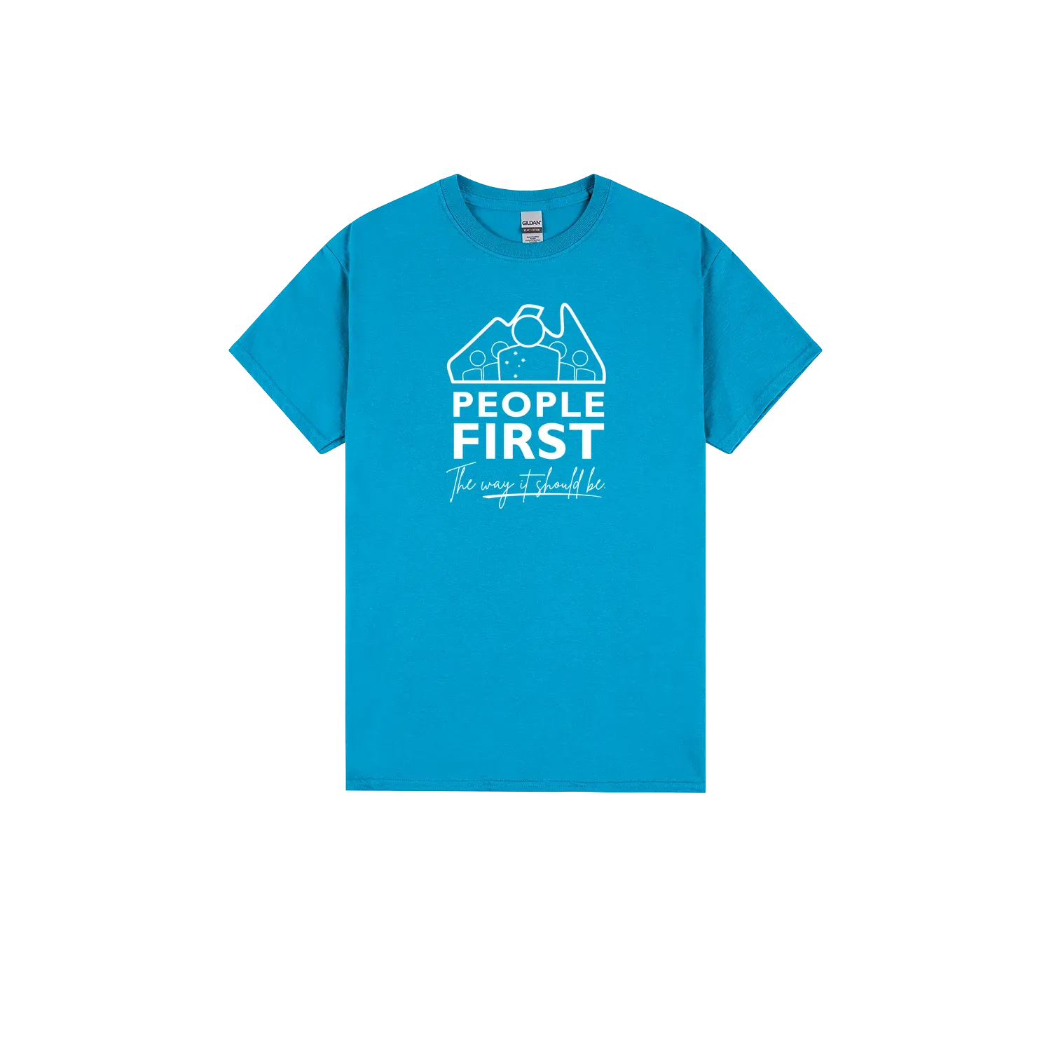 Sapphire front flat lay