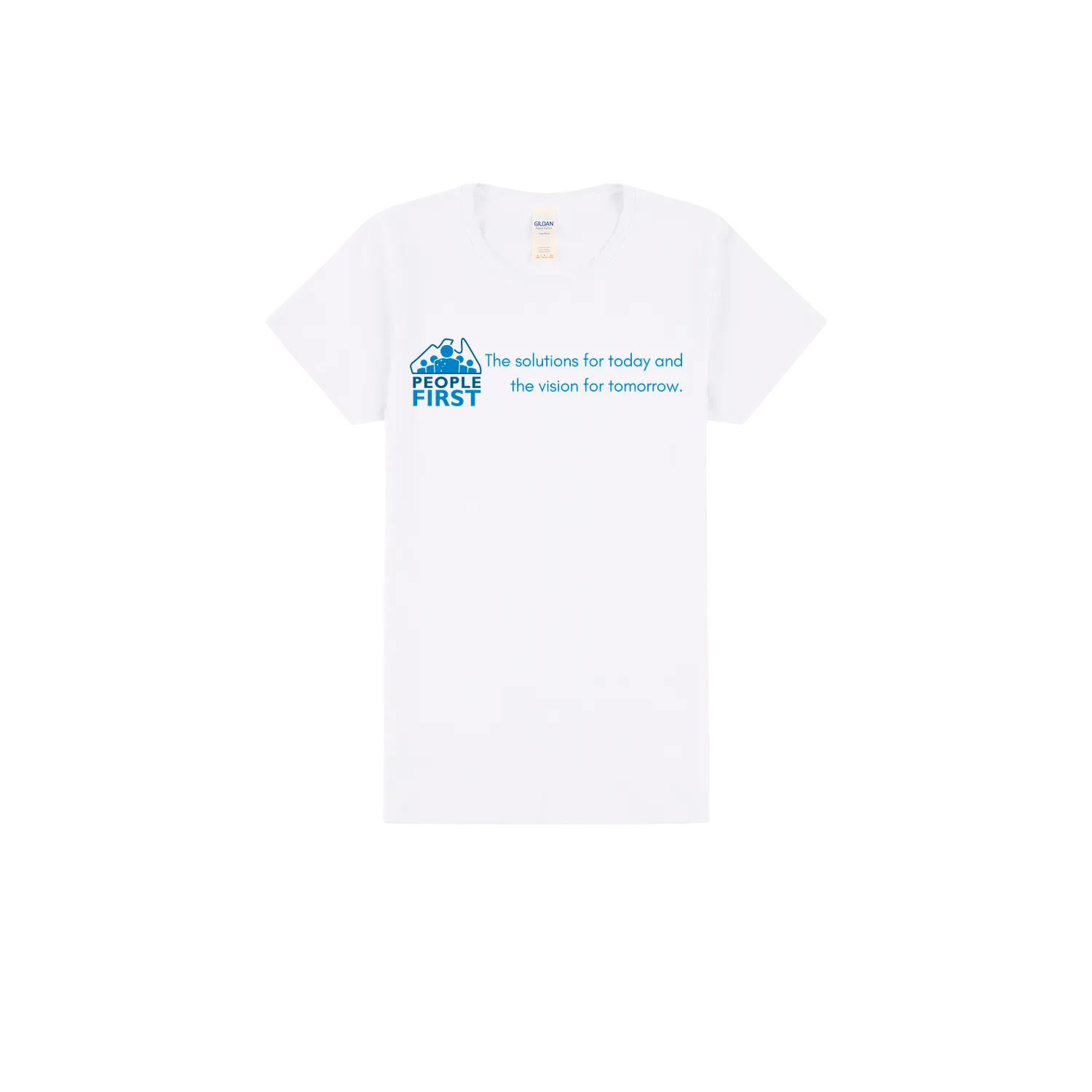 White front flat lay