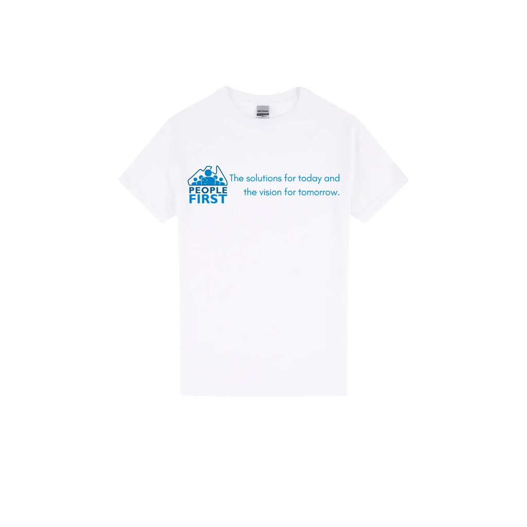 White front flat lay