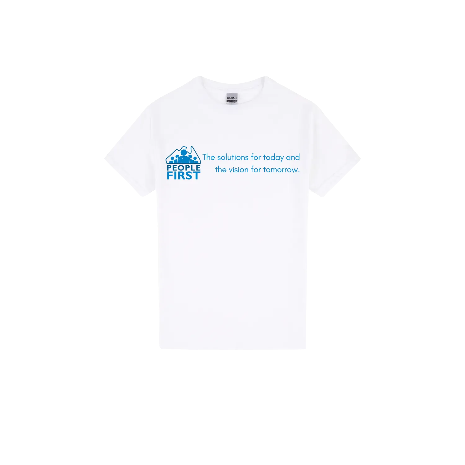 White front flat lay