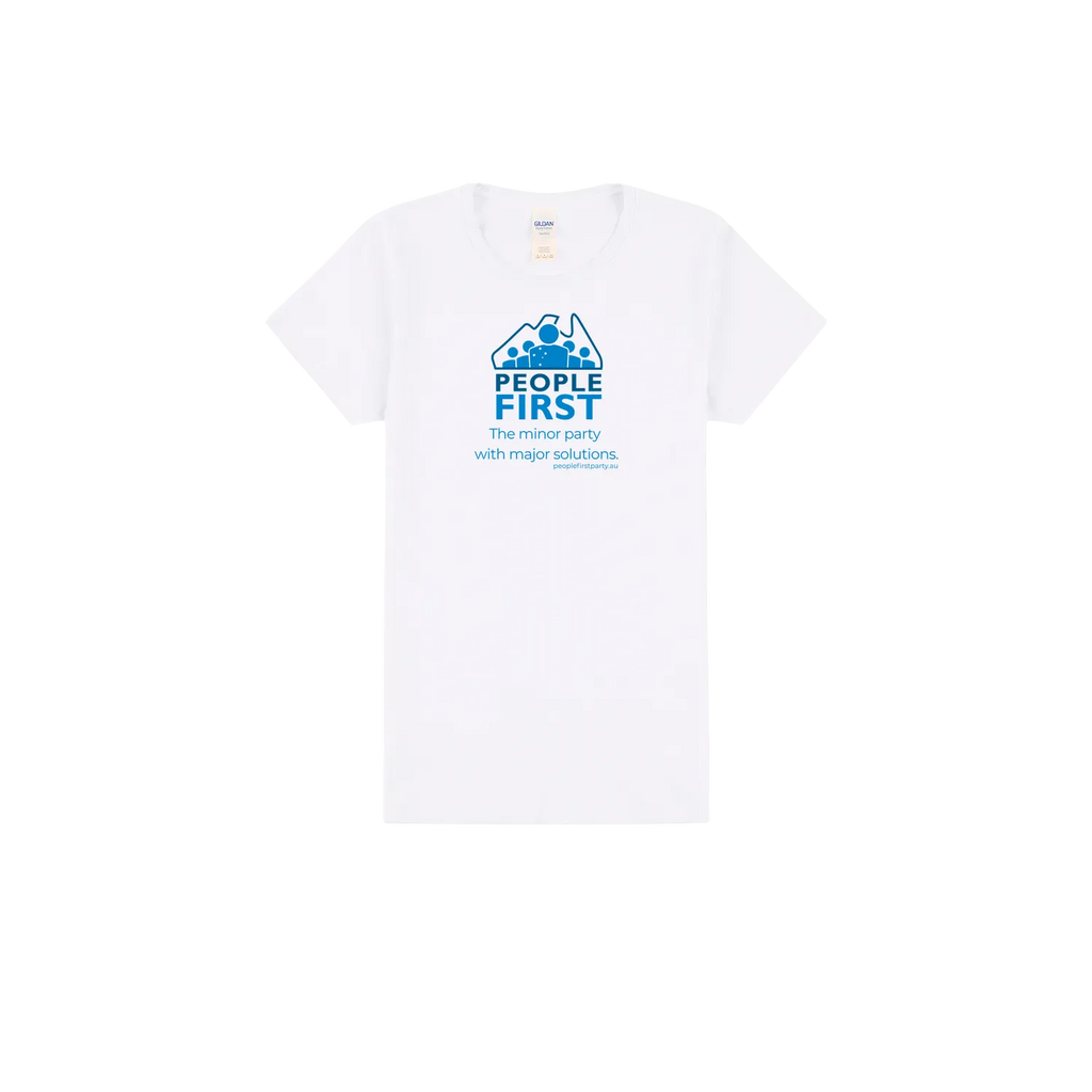 White front flat lay