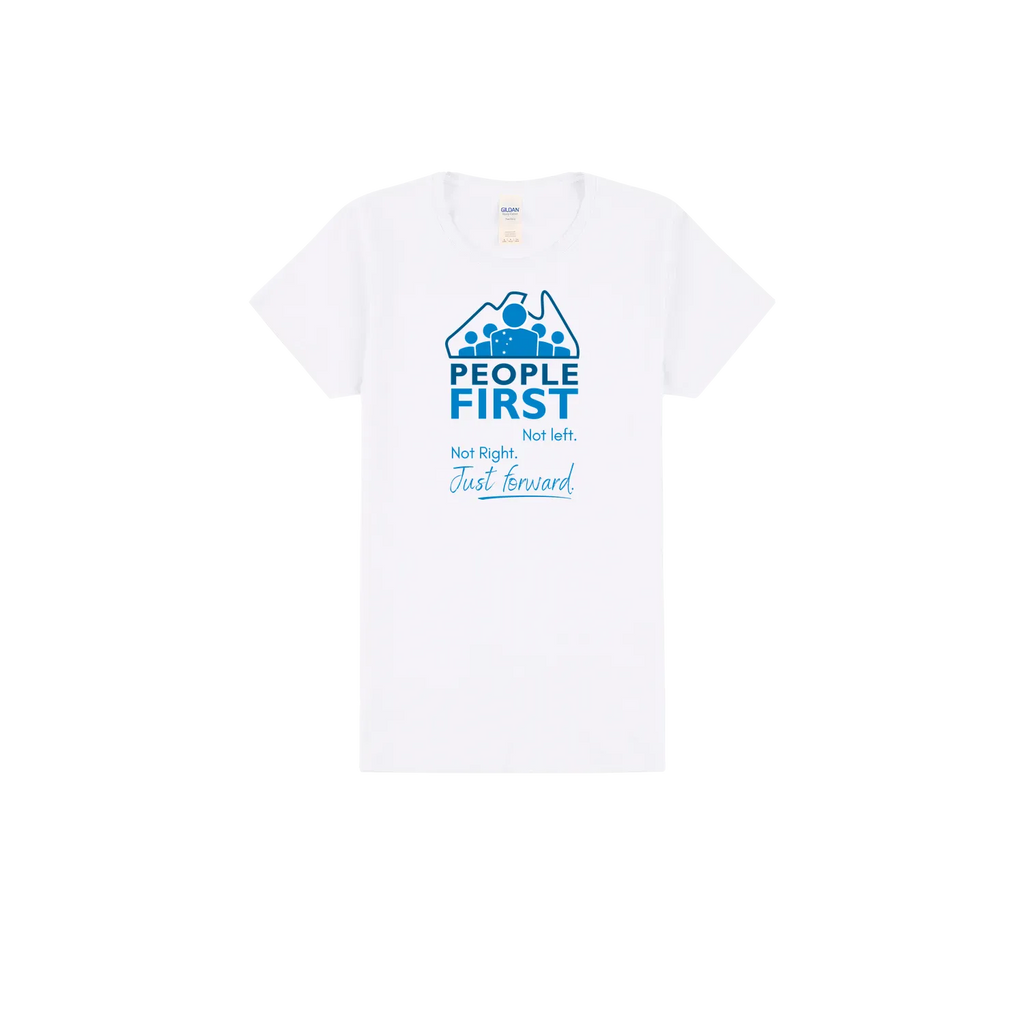 White front flat lay