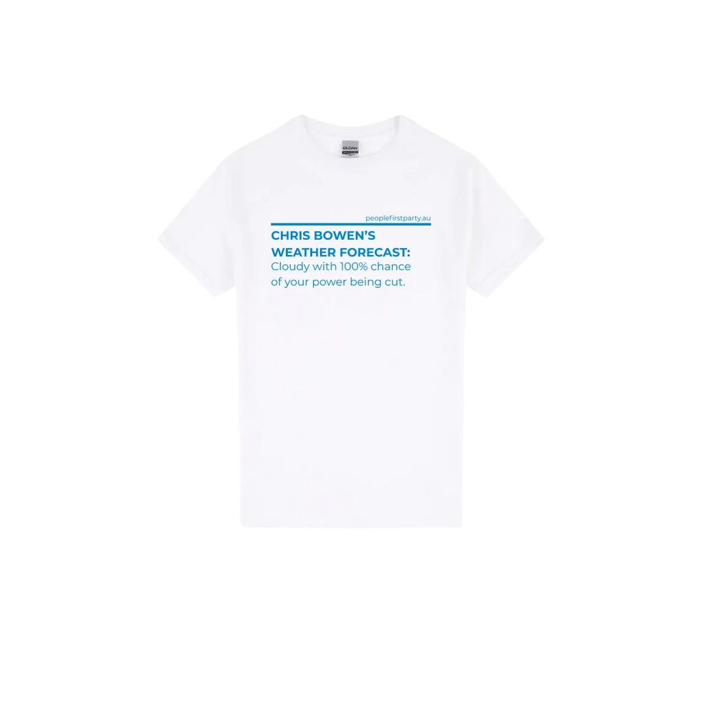 White front flat lay