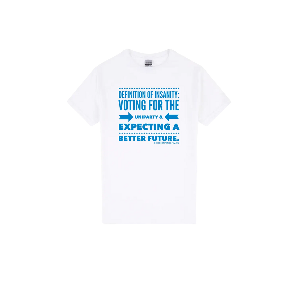 White front flat lay