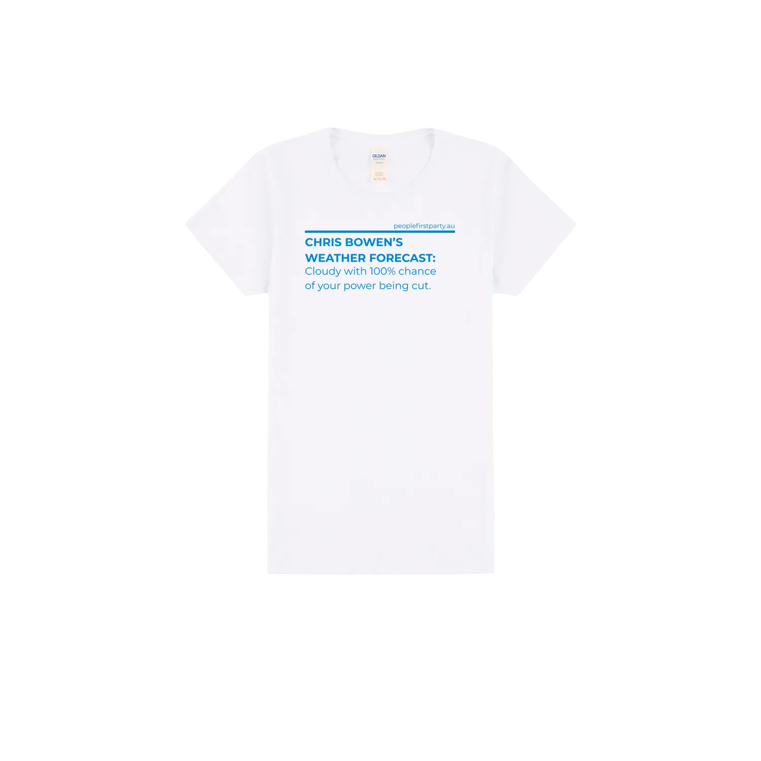 White front flat lay