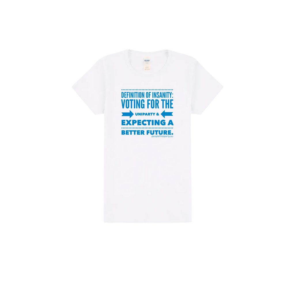 White front flat lay