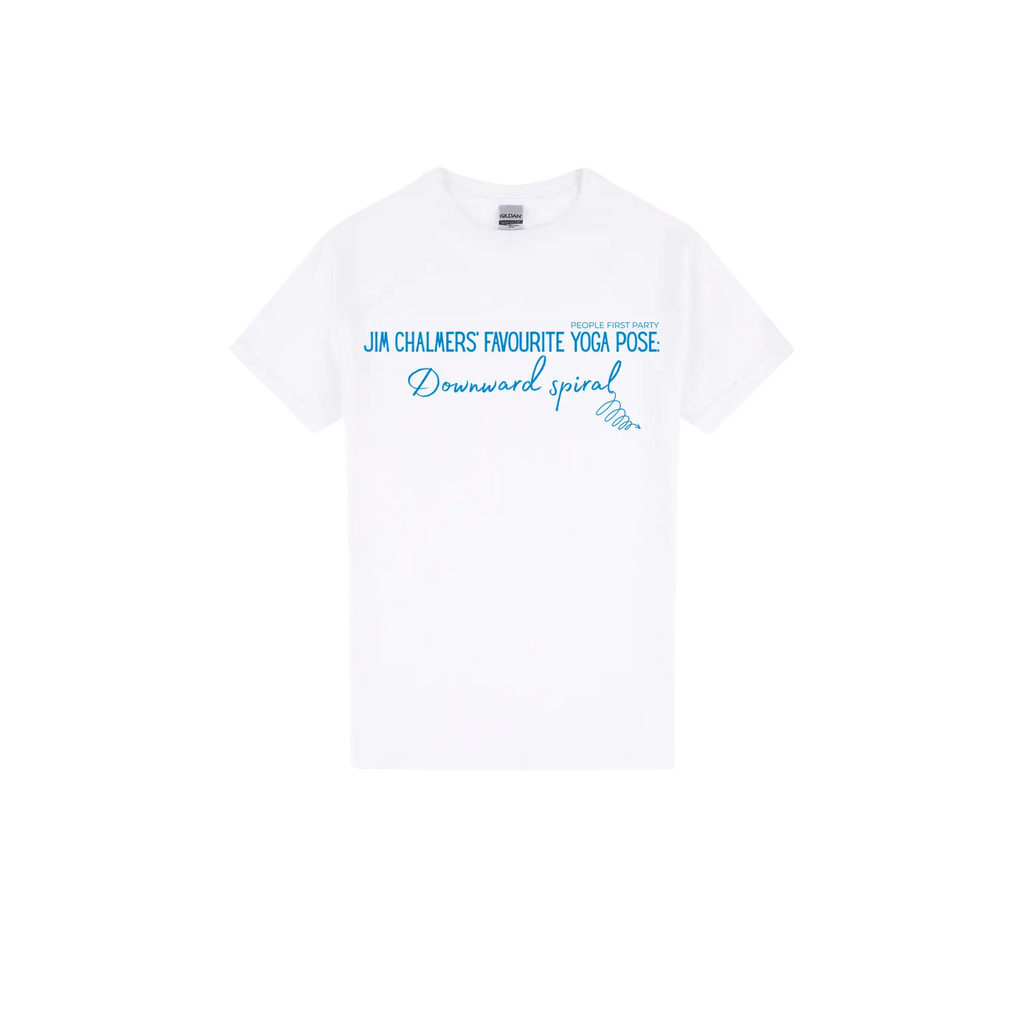 White front flat lay