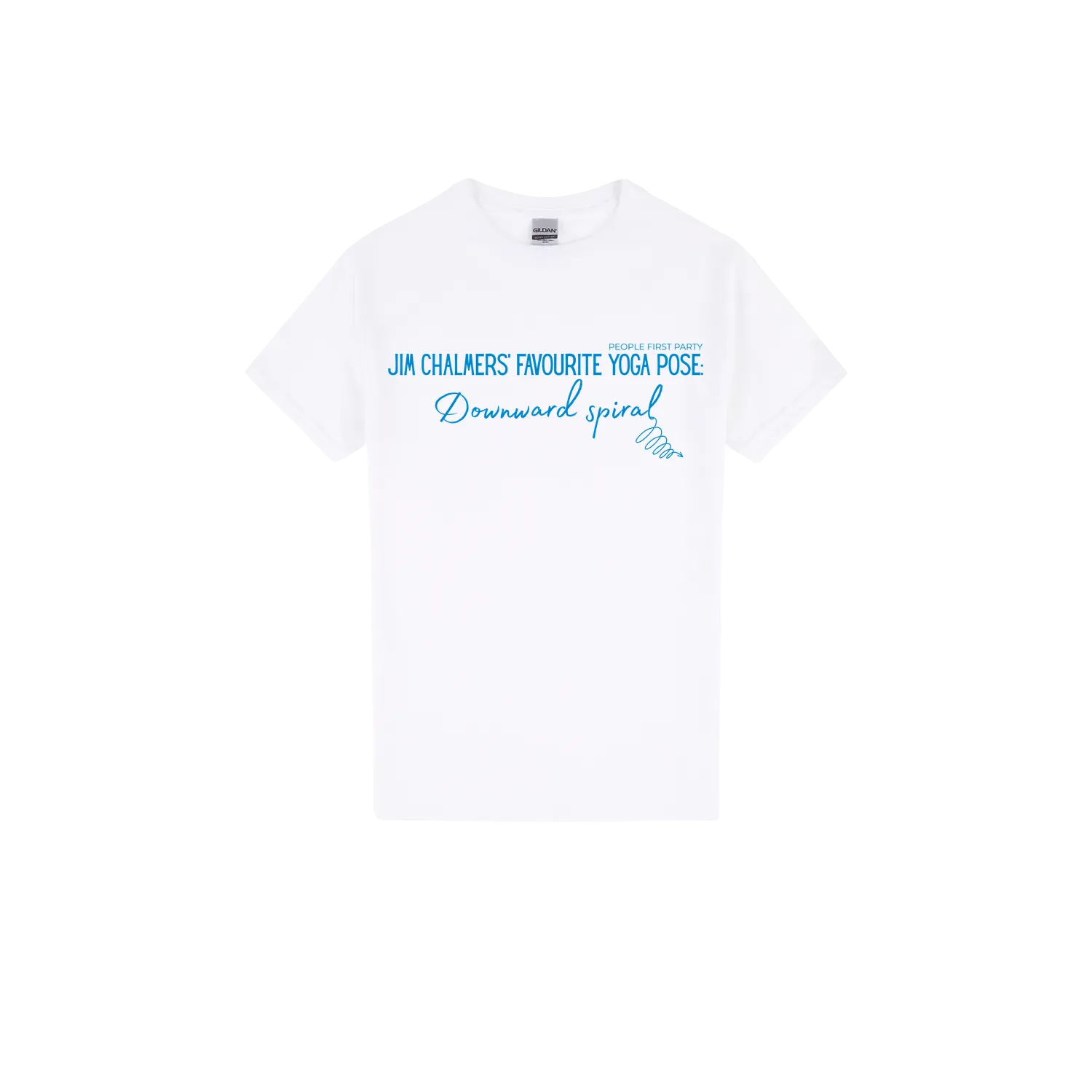 White front flat lay