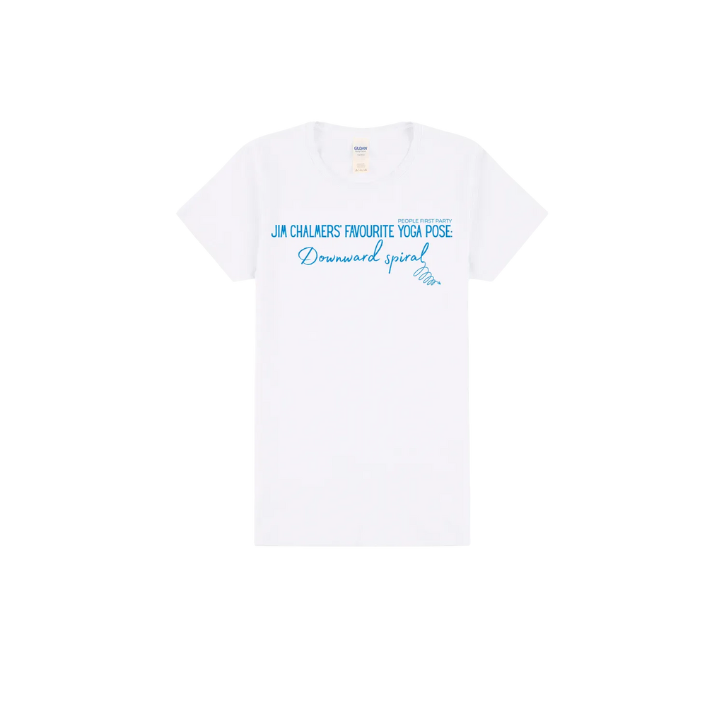 White front flat lay