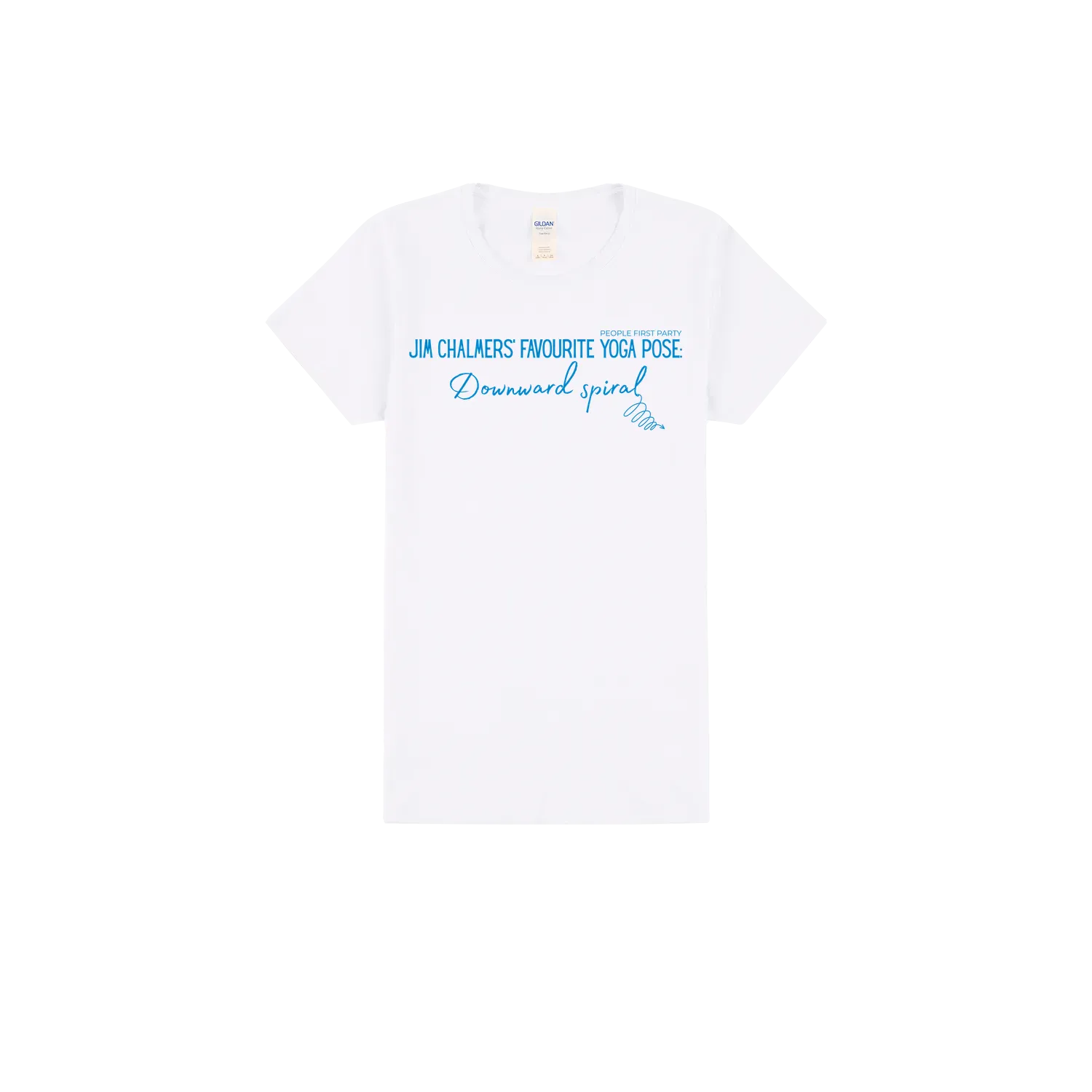 White front flat lay